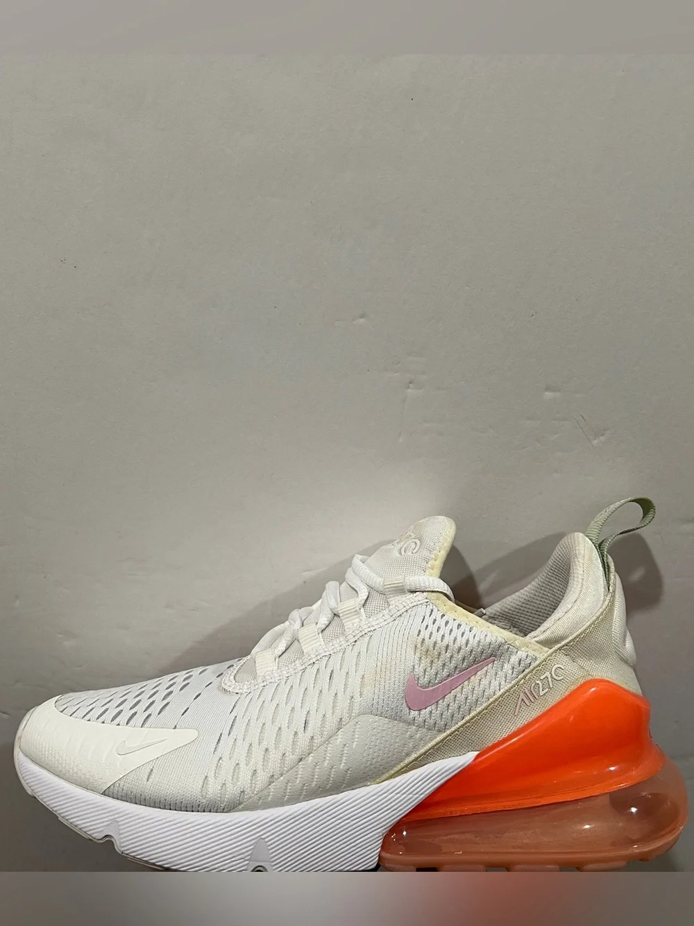 Nike, Girls, Air Max 270, 943345 113 , Pink & White Condition